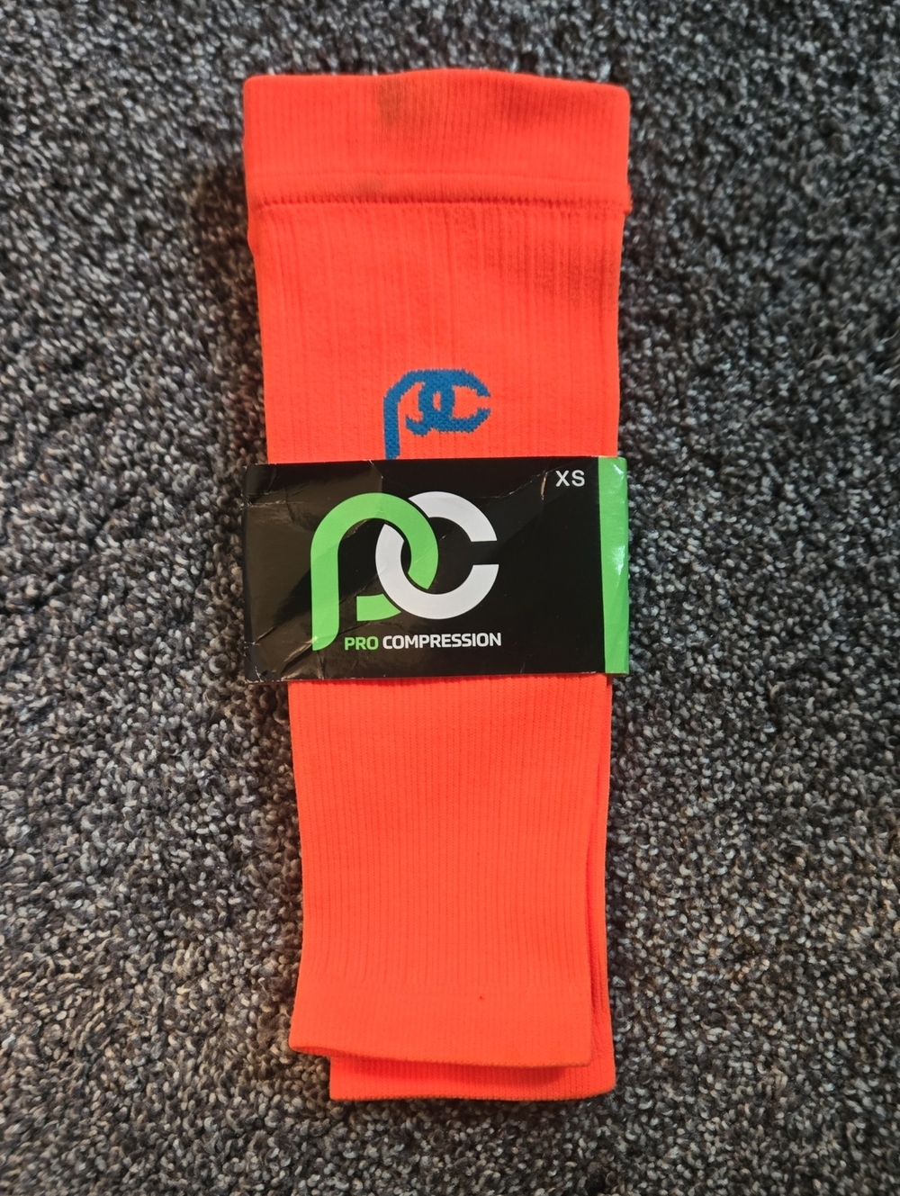 ProCompression Women's Compression For Calves Only - Bright Orange